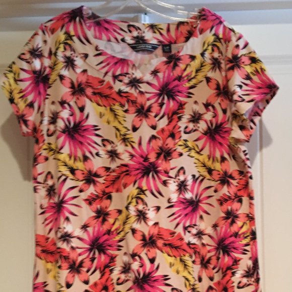 lands end ruffle t shirt dress